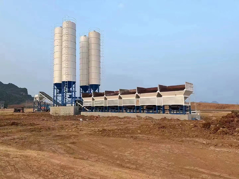 WDJ800型穩(wěn)定土拌合站立式水泥倉